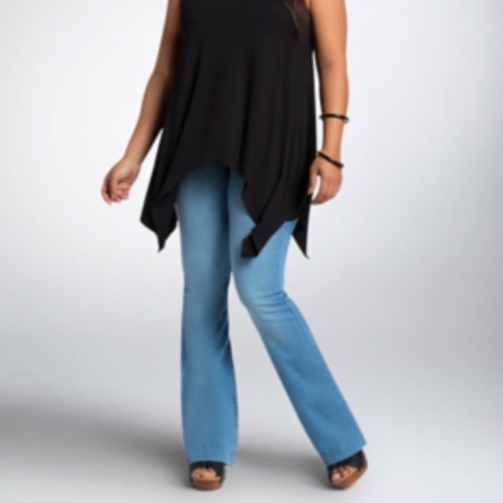 ISO Torrid flare light wash jeans